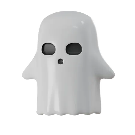 Cute Ghost  3D Icon