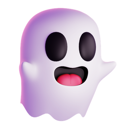 CUTE GHOST  3D Icon