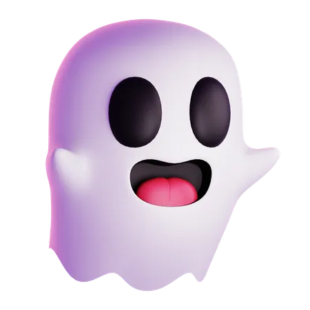 CUTE GHOST  3D Icon