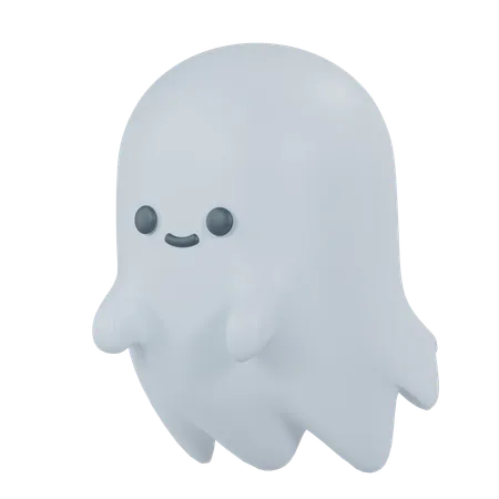 Cute Ghost  3D Icon