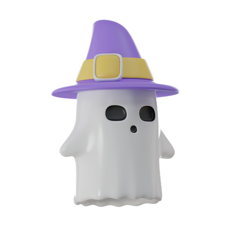 Cute Ghost  3D Icon