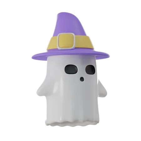 Cute Ghost  3D Icon