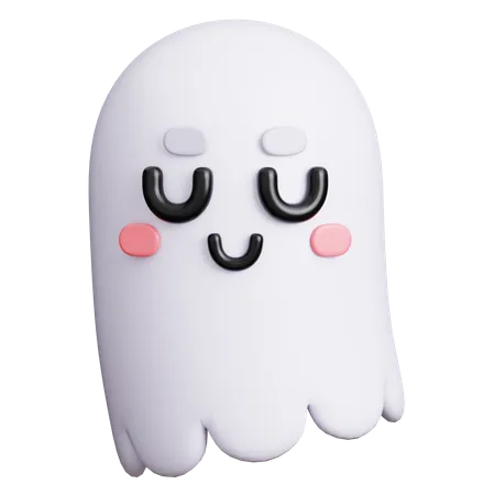 Cute Ghost  3D Icon