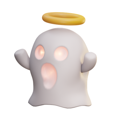 Cute Ghost  3D Icon