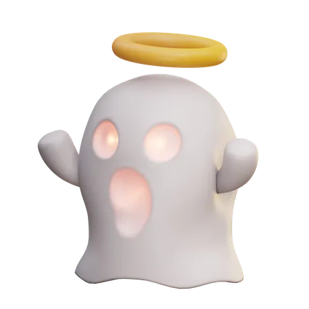 Cute Ghost  3D Icon