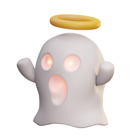 Cute Ghost  3D Icon