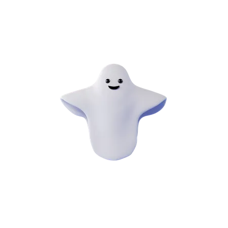 Cute Ghost 3D Icon