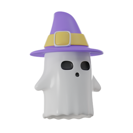 Cute Ghost  3D Icon