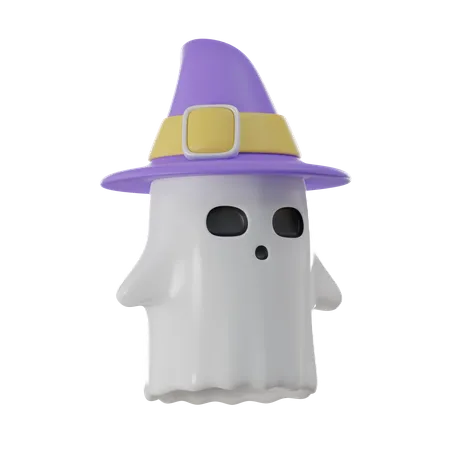 Cute Ghost 3 D Icon 3D Icon