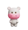 Cute Hippo Character