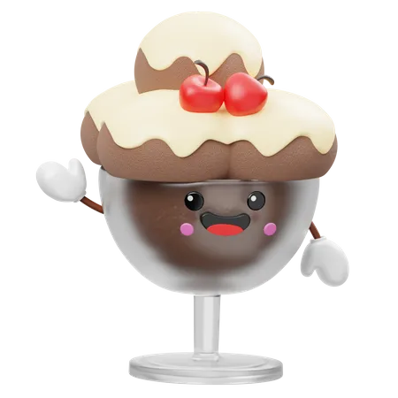 Cute Ice Cream  3D Icon