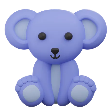 Cute Koala  3D Icon