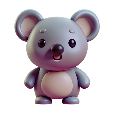 Cute Koala  3D Icon