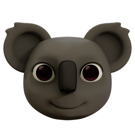 Cute Koala Emoji  3D Icon