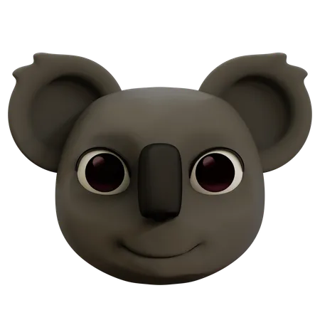 Cute Koala Emoji  3D Icon