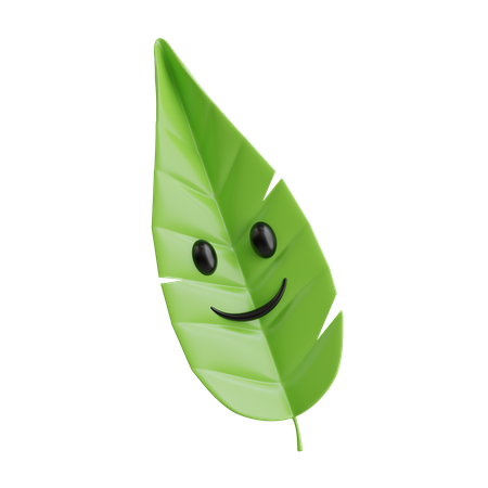 Cute Leaf  3D Icon