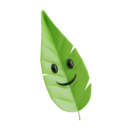 Cute Leaf  3D Icon
