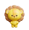 Cute Lion Character