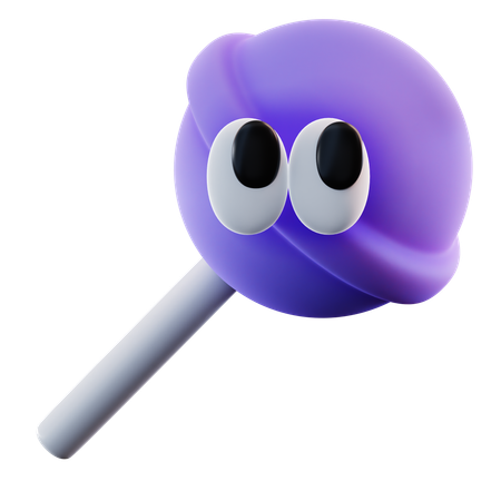 Cute Lollypop  3D Icon