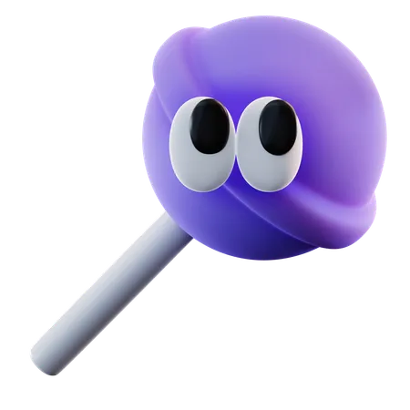 Cute Lollypop  3D Icon