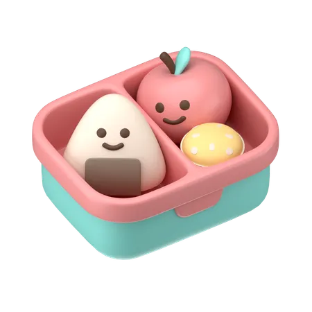 Cute Lunchbox  3D Icon