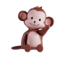 design assets for cute monkey