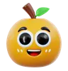 Cute Orange Emoji