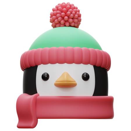 Cute Penguin  3D Illustration