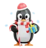 Cute Penguin Bring Candy Stick