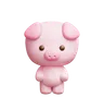 Cute Pig Character