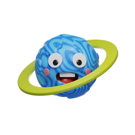 Cute Planet  3D Icon