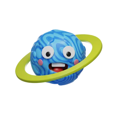 Cute Planet 3D Icon