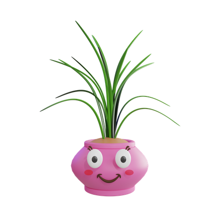 Cute Plant  3D Icon