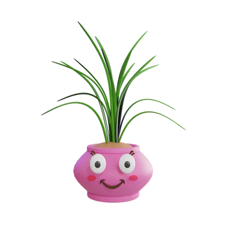 Cute Plant  3D Icon