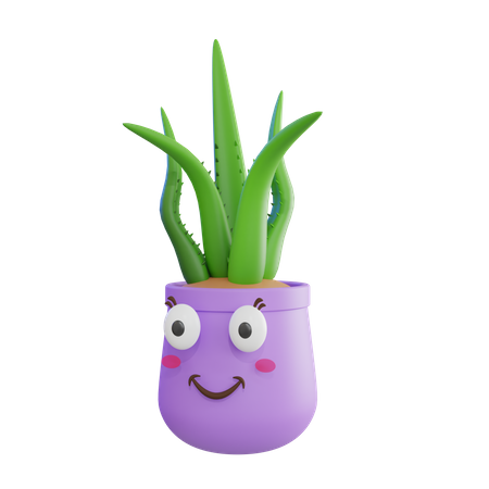 Cute Plant  3D Icon