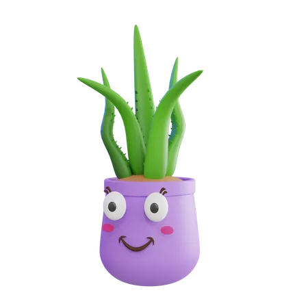 Cute Plant  3D Icon