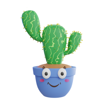 Cute Plant  3D Icon