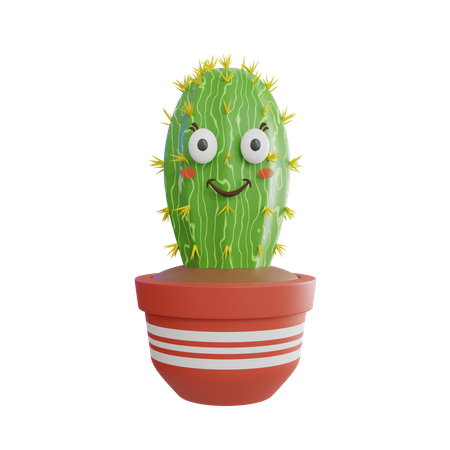 Cute Plant  3D Icon