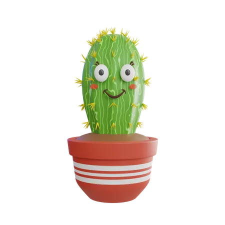 Cute Plant  3D Icon