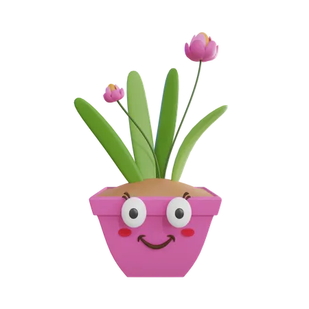 Cute Plant  3D Icon