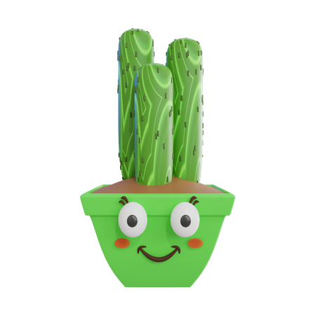 Cute Plant  3D Icon