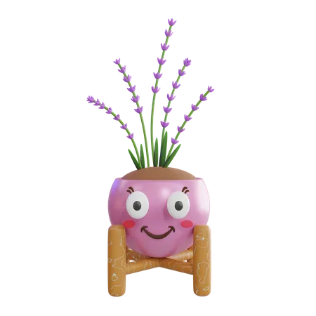 Cute Plant  3D Icon