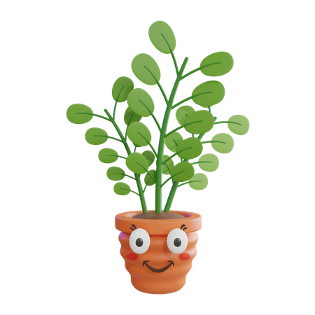 Cute Plant  3D Icon