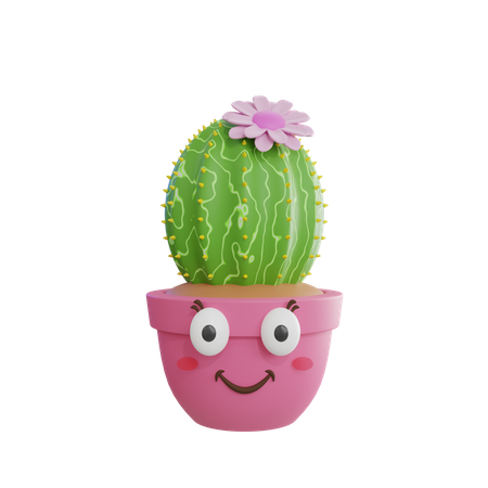 Cute Plant  3D Icon