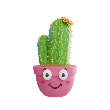 Cute Plant  3D Icon