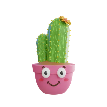 Cute Plant  3D Icon