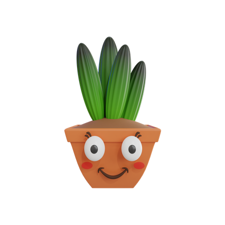 Cute Plant  3D Icon