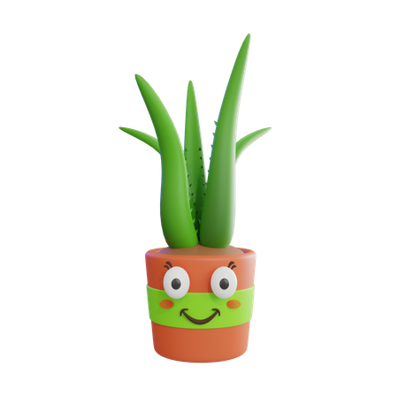 Cute Plant  3D Icon