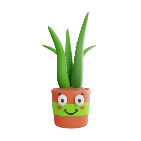 Cute Plant  3D Icon