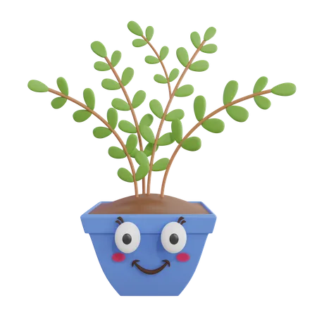 Cute Plant  3D Icon